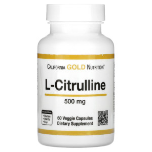 California Gold Nutrition, L-Citrulline 500 мг, 60 капс (60 порций)