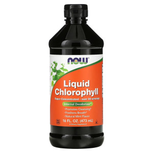 NOW, Liquid Chlorophyll, 473 мл (95 порций)
