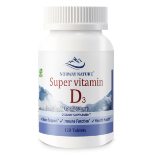 Norway Nature, Super Vitamin D3 5000 МЕ, 120 табл (120 порций)