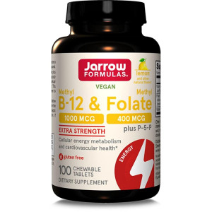 Jarrow, Methyl B12+Methyl Folate, 100 жев табл (100 порций)