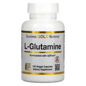 California Gold Nutrition, L-Glutamine, 120 капс (60 порций)