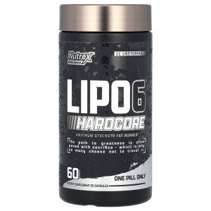 Nutrex, Lipo-6 Hardcore, 60 капс (60 порций)