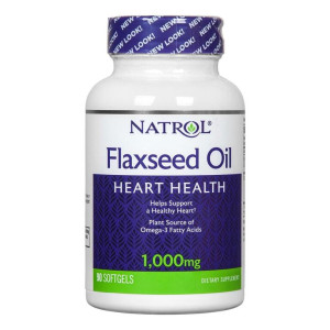 NATROL, Flaxseed Oil, 1000 мг, 90капс