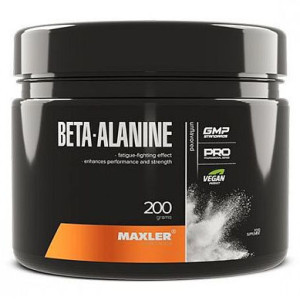 MAXLER, Beta-Alanine Powder, 200 г (40 порций)