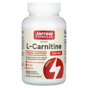 Jarrow, L-Carnitine, 100 капс (100 порций)