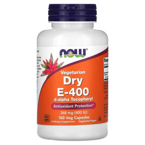 NOW, DRY E-400, 100 капс (100 порций)