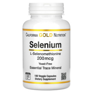 California Gold Nutrition, Selenium 200 ΠΌΠΊΠ³, 180 ΠΊΠ°ΠΏΡ (180 ΠΏΠΎΡΡΠΈΠΉ)