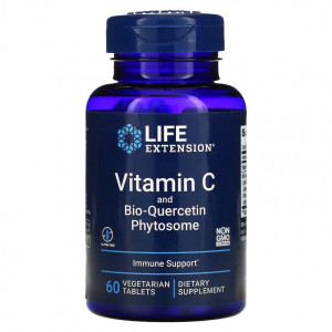 Life Extension, Vitamin C Bio-Quercetin, 60 табл (60 порций)