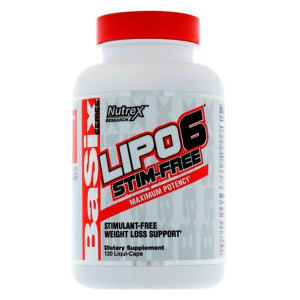 Nutrex, Lipo-6 Stim-Free, 120 капс (60 порций)