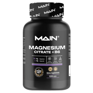 MAIN, Magnesium Citrate + B6, 120 капс (60 порций)