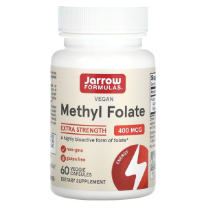 Jarrow, Methyl Folate 400 мкг, 60 капс (60 порций)
