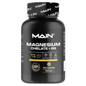 MAIN, Magnesium Chelated + B6, 120 капс (30 порций)