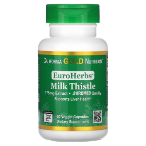 California Gold Nutrition, Milk Thistle 175 ΠΌΠ³, 60 ΠΊΠ°ΠΏΡ (60 ΠΏΠΎΡΡΠΈΠΉ)