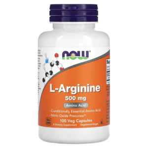 NOW, L-Arginine 500 мг