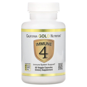 California Gold Nutrition, Immune4, 60 ΠΊΠ°ΠΏΡ (60 ΠΏΠΎΡΡΠΈΠΉ)