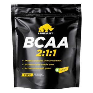 Primekraft, BCAA 2:1:1 PURE, 500 г (100 порций)