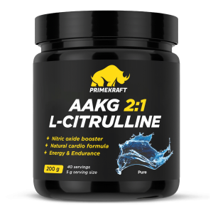 Primekraft, AAKG 2:1 & L-CITRULLINE DL-MALATE, 200 г (40 порций)