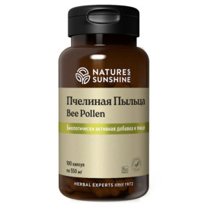 NATURE'S SUNSHINE, Bee Pollen, 100 капс (50 порций)