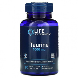 Life Extension, Taurine 1000 мг, 90 капс (90 порций)