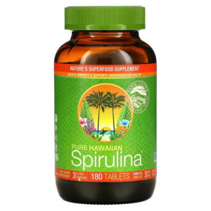 Nutrex, Hawaii Spirulina 1000 мг, 180 табл (60 порций)