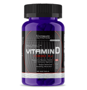 Ultimate Nutrition, Vitamin D, 60 капс