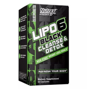 Nutrex, Lipo-6 Black Cleanse & Detox, 60 капс (30 порций)