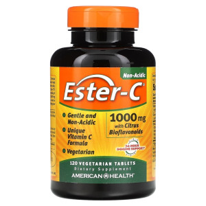 American Health, Ester C1000, 120 капс (60 порций)