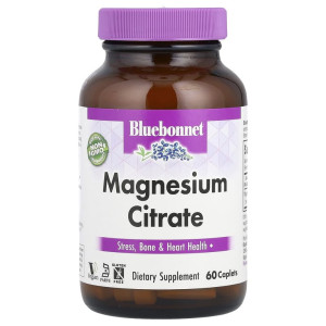 Bluebonnet, Magnesium Citrate, 60 капс (30 порций)