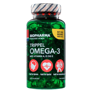 Biopharma, Trippel Omega-3, 144 софтгель (72 порции)