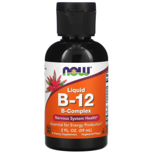 NOW, B-12 Liquid B-Complex, 59 мл (59 порций)