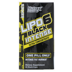 Nutrex, Lipo-6 Black Ultra Concentrate Intense, 60 капс (60 порций)
